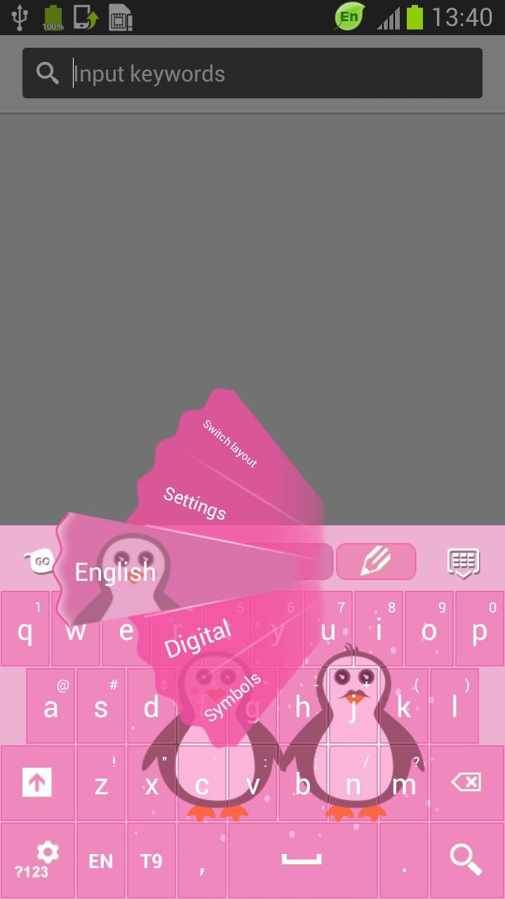 Keyboard Theme Pink Download截图3