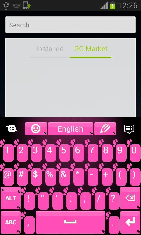 Theme Panther Keyboard截图4