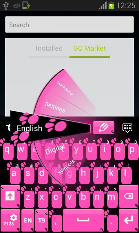 Theme Panther Keyboard截图3
