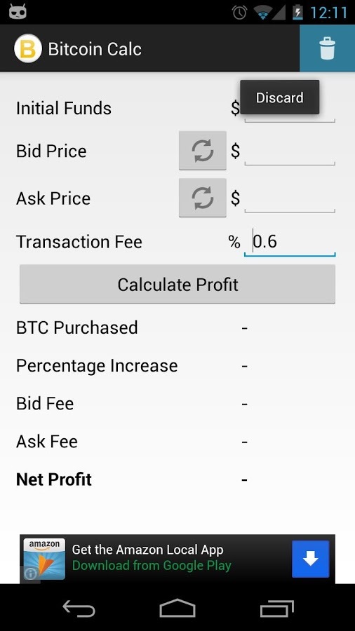 Bitcoin Profit Calculator Free截图2