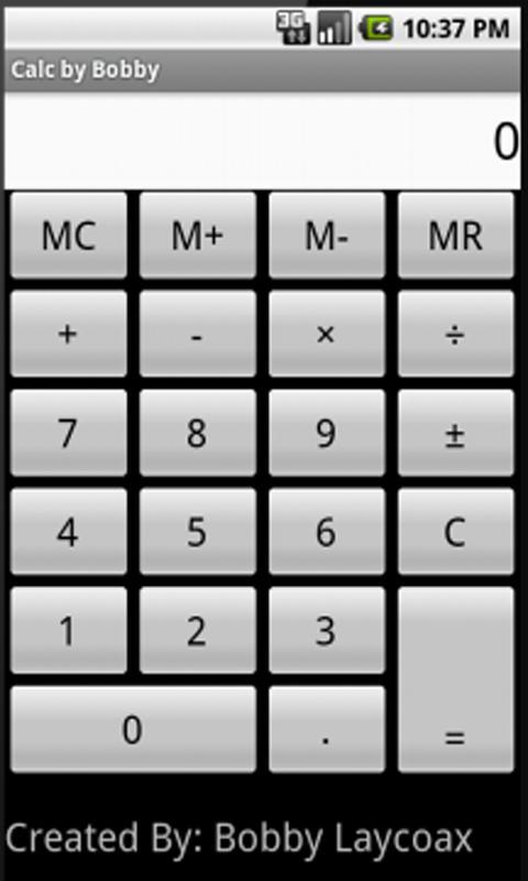 Bobby's Calculator截图1