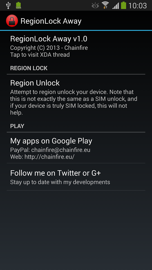 RegionLock Away截图2