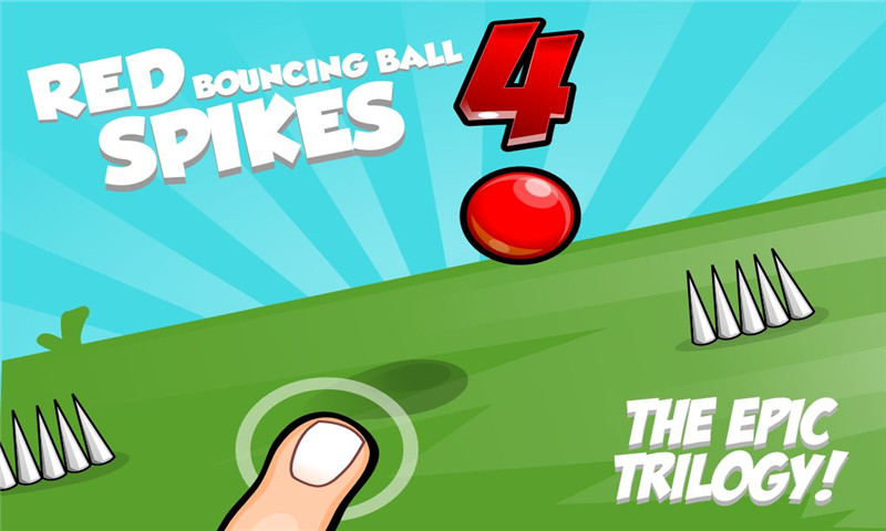 红球跳跃4 Red Bouncing Ball Spikes 4截图2