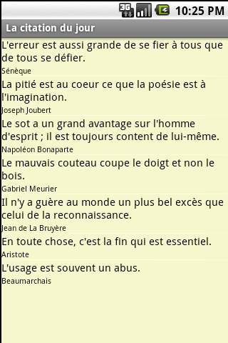 La citation du jour截图1