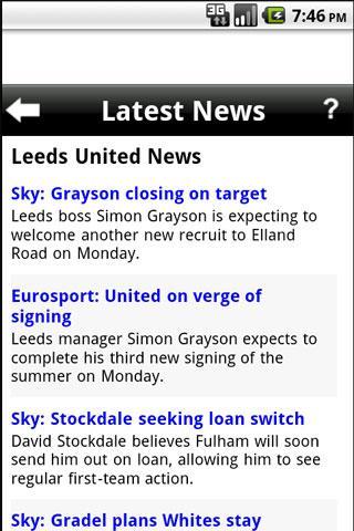 Leeds United News截图2