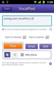 VocalPost, 语音博客服务截图