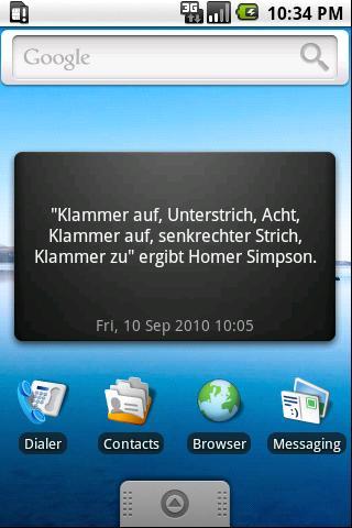 Unn&uuml;tzes Wissen Widget - BETA截图1