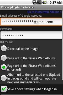 Picasa plug-in for twicca截图