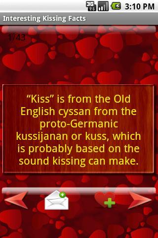 Interesting Kissing Facts截图2
