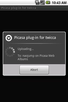 Picasa plug-in for twicca截图
