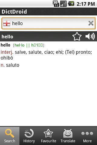 English&lt;-&gt;Italian Dictionary截图3