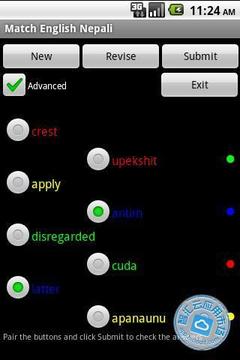 Match English Nepali截图