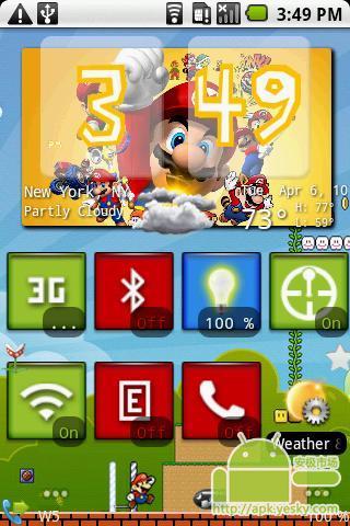 Weather & Toggle Widget 天气插件截图4