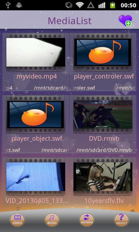 HD MP4 Video Player Pro截图1