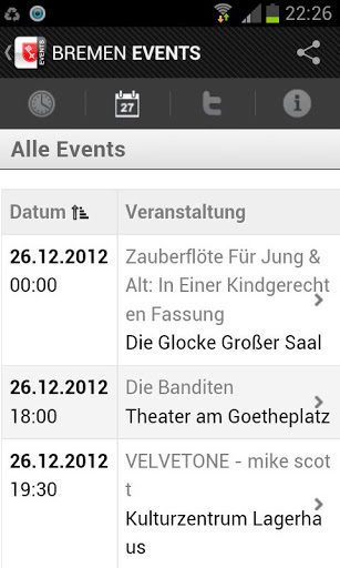 BREMEN EVENTS › Eventguide截图6