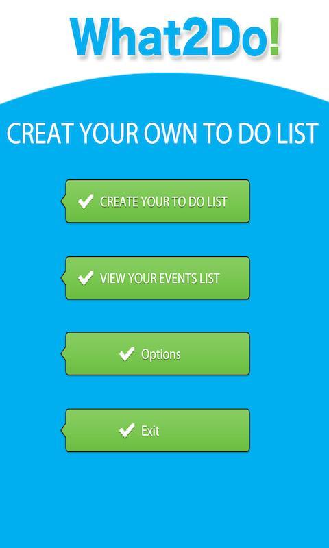 What2Do - To do list截图1