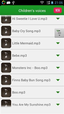 儿童的声音铃声截图2