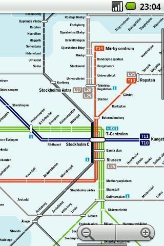 斯德哥尔摩的地铁地图加截图6