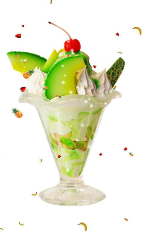 水果冰淇淋-绿豆动态壁纸截图1