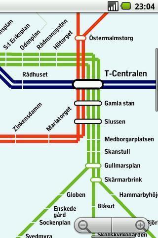 斯德哥尔摩的地铁地图加截图3