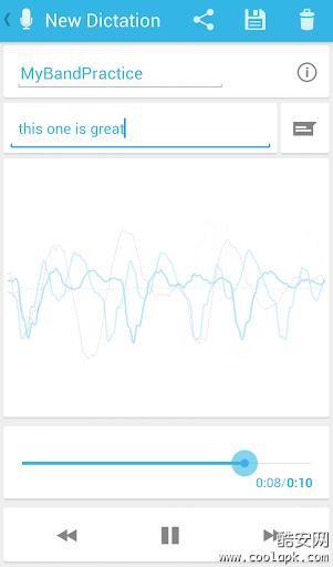 DictatePro录音截图1
