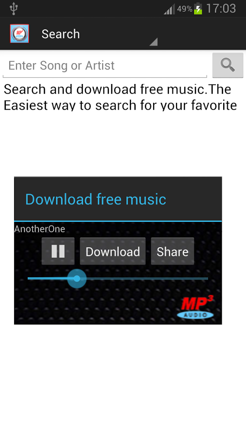 Download free music app截图1