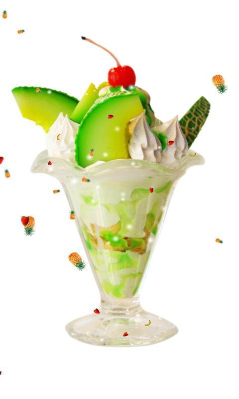 水果冰淇淋-绿豆动态壁纸截图2