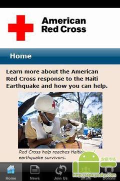 美国红十字会截图