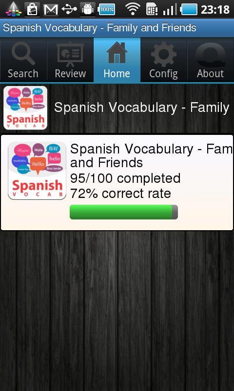 西班牙語詞彙：家庭截图1