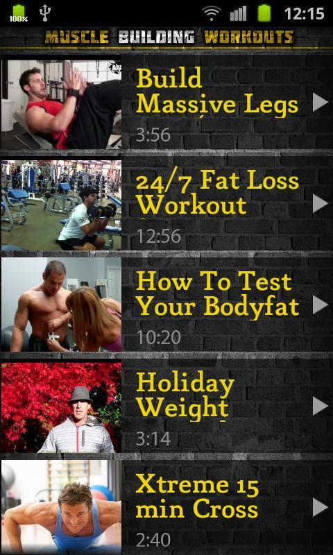 Muscle Building Workouts截图1