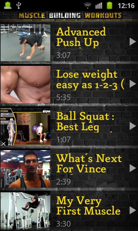 Muscle Building Workouts截图3