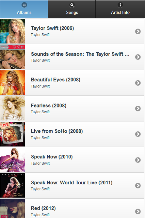 Taylor Swift All Lyrics截图1