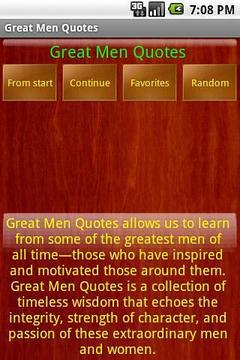 Great Men Quotes截图