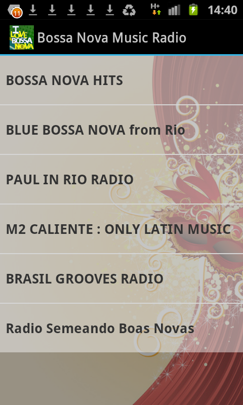 Bossa Nova Music Radios截图1