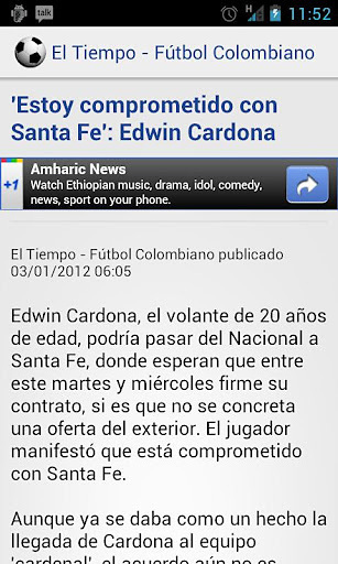 Colombian Soccer News截图2