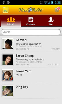 DiGi Friend Finder截图