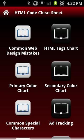 HTML Code Cheat Sheet截图2