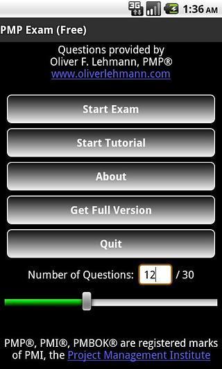 PMP Exam Free - Oliver Lehmann截图4