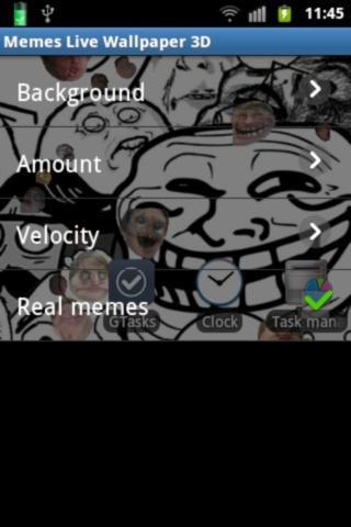 Memes Live Wallpaper 3D截图2