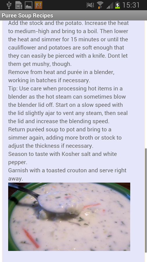 Puree Soup Recipes截图5