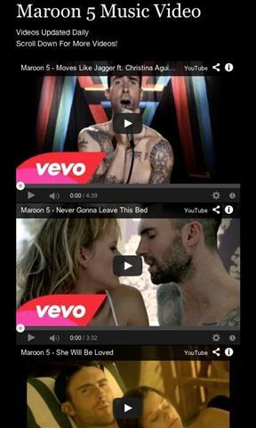 Maroon 5音乐视频截图1