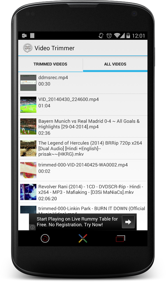 Video Trimmer - Cutter (Free)截图2