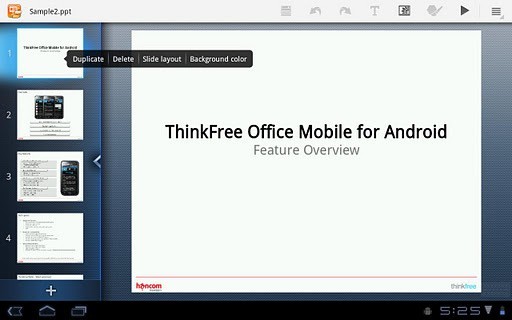 移动办公套件 ThinkFree Office Mobile截图6