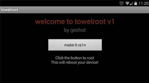 Towelroot一键root截图1