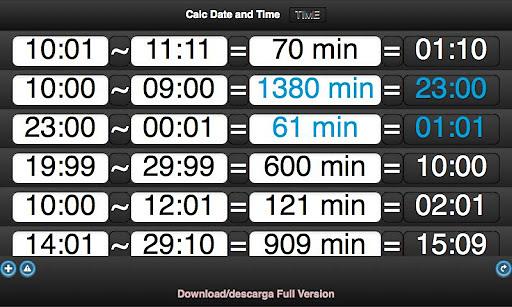 日期和时间计算器截图2