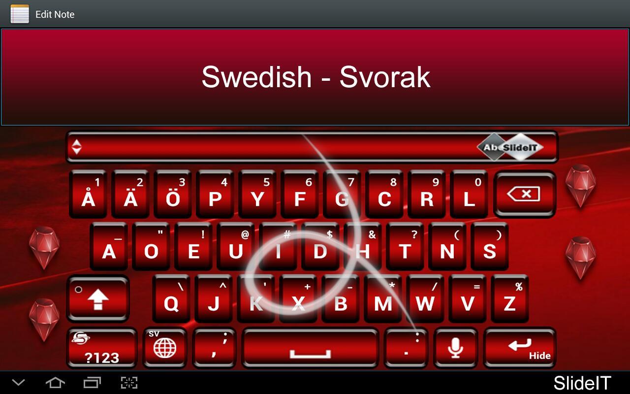 SlideIT Swedish Svorak Pack截图1