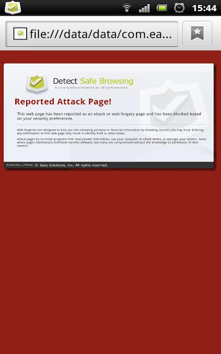 Detect Safe Browsing截图3