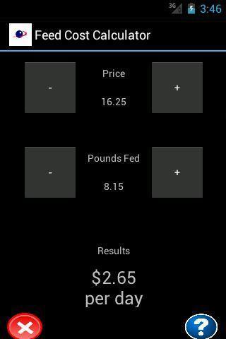 Feed Cost Calculator截图1