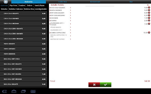 Menu for restaurants截图1