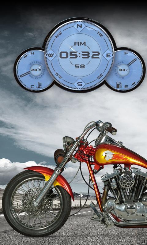 Custom Motorcycle Compass LWP截图1